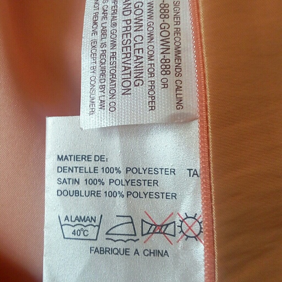 Tangerine impression prom 👗 dress - Picture 6 of 8